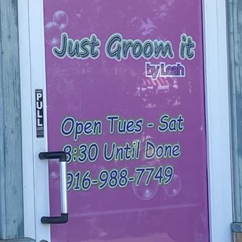 Just Groom It By Leah - The front door on Main Street - Pet Groomers Near Me - Orangevale, California