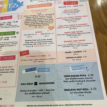 Spitz - Menu - Greek Near Me - Placentia, California
