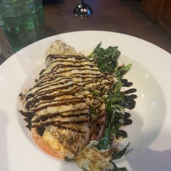 Woody's Library Restaurant - Balsamic chicken florentine - New American Near Me - Carmel, Indiana Woody's Library Restaurant - Balsamic chicken florentine - New American Near Me - Carmel, Indiana