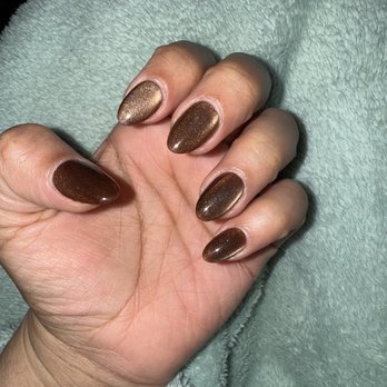 Elite Time Nail and Beauty Spa - Coffee magnetic gel - Nail Salons Near Me - Bellevue, Washington