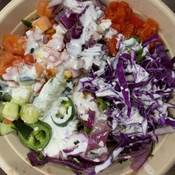Bowl with two meats and veggies