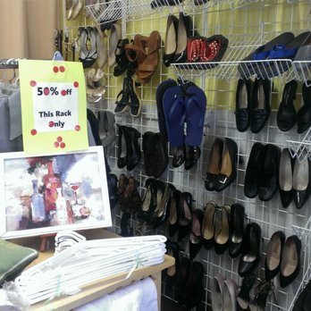 St. Johns Helpful Shop - 50% off rack in back next to the shoes - Thrift Stores Near Me - Aptos, California