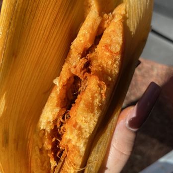 Bosa Donuts - the inside of a tamales - Donuts Near Me - Las Cruces, New Mexico
