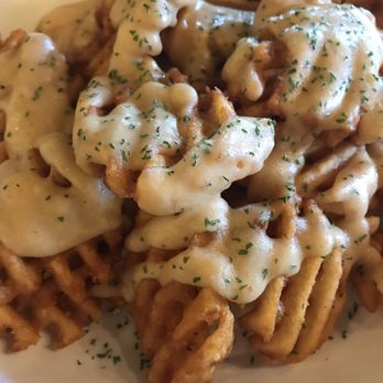 Brunch - Truffle oil beer cheese waffle fries - Breakfast & Brunch Near Me - Brookfield, Wisconsin