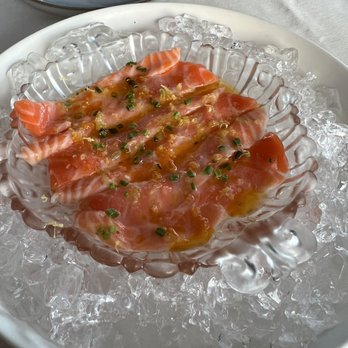 ZZ & SImone’s - Ora king salmon crudo - Italian Near Me - Athens, Georgia