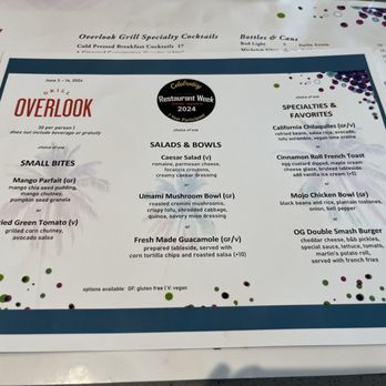 Overlook Grill - Restaurant Week Menu - Seafood Near Me - Las Vegas, Nevada Overlook Grill - Restaurant Week Menu - Seafood Near Me - Las Vegas, Nevada