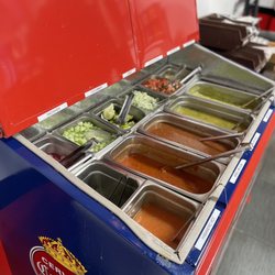 Santo Taco - Toppings cart