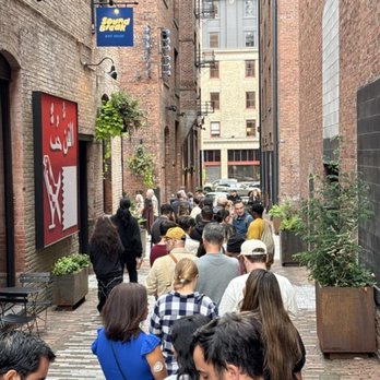 Death & Co - We got there early, and the line still stretched down the alley. - Cocktail Bars Near Me - Seattle, Washington Death & Co - We got there early, and the line still stretched down the alley. - Cocktail Bars Near Me - Seattle, Washington
