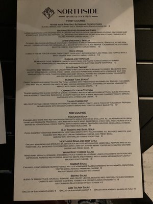 Menu photo 7 Northside Bistro & Cocktails Raleigh, NC Menu photo 7 Northside Bistro & Cocktails Raleigh, NC