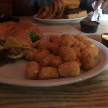 Vortex Bar & Grill - Subbed the Impossible Burger Patty in the steak burger. Tots were nice & crispy! - American Near Me - Atlanta, Georgia