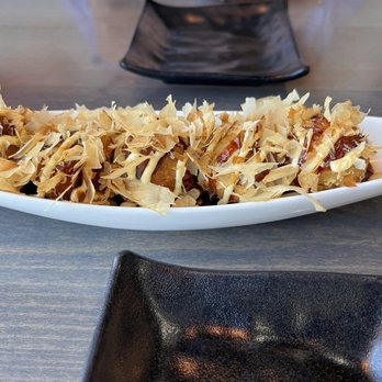 Kalispell Hokkaido Ramen House - Takoyaki! Good flavor though was a bit undercooked and mushy on the inside. Nice amount of Bonito and sauces. - Japanese Near Me - Kalispell, Montana