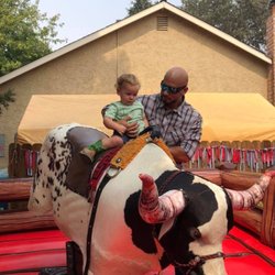 Fire Bull - Even the littlest of cowboys enjoyed the bull