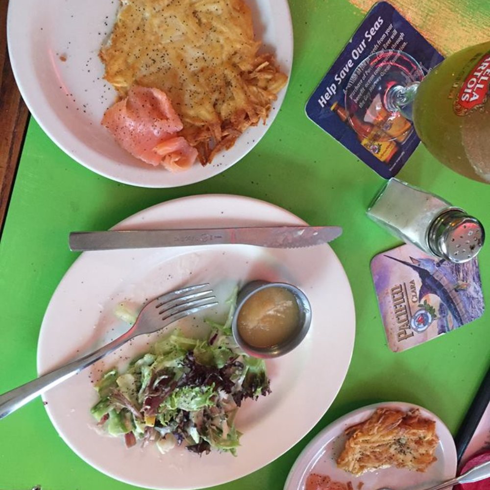 Lucky Frog Restaurant - Potato Pancakes & Smoked Salmon - yummy - Mediterranean Near Me - Bradenton, Florida Lucky Frog Restaurant - Potato Pancakes & Smoked Salmon - yummy - Mediterranean Near Me - Bradenton, Florida