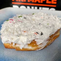 Mr Maple Donuts - Coconut Cream Doughnut - Mr. Maple Donuts