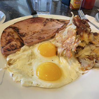The Trails Eatery - ham steak and eggs - Breakfast & Brunch Near Me - San Diego, California