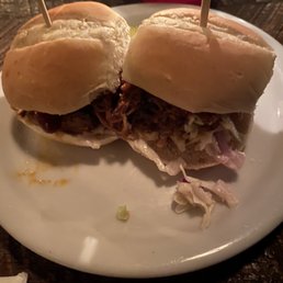 HH pulled pork sliders
