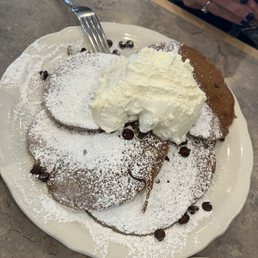 Chocolate chip pancakes Chocolate chip pancakes