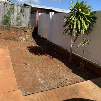 Island Green - Before - Landscaping Near Me