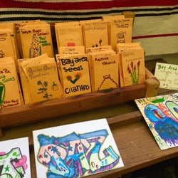 SF Skate Club - Seeds picked and packaged by the kids in the after school skate program. So cute!