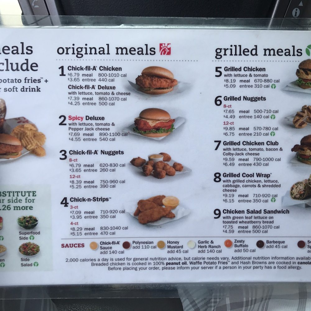 Chick-fil-A - Menu - Fast Food Near Me - Irvine, California Chick-fil-A - Menu - Fast Food Near Me - Irvine, California