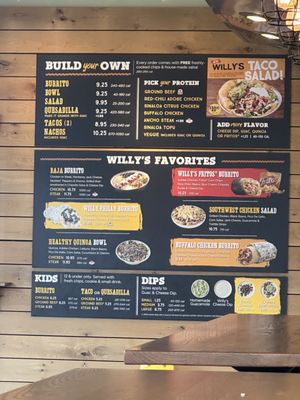 Menu photo 2 Willy's Mexicana Grill Kennesaw, GA Menu photo 2 Willy's Mexicana Grill Kennesaw, GA