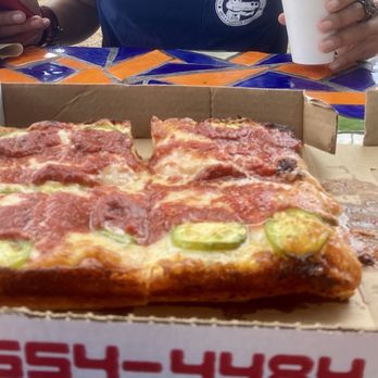 SquareHouse Pizza - Older photo years ago. The pizza were bigger in size. - Pizza Near Me - Gainesville, Florida SquareHouse Pizza - Older photo years ago. The pizza were bigger in size. - Pizza Near Me - Gainesville, Florida