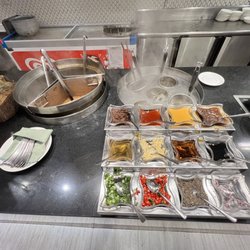 Vikings - The area where they cook the noodle and add condiments