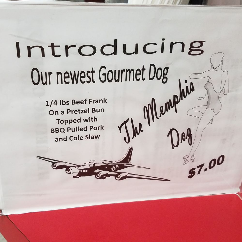 Refuelling Cafe - a sign for a gourmet dog - Themed Cafes Near Me - Riverside, Ohio