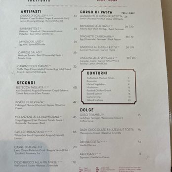 Orso Trattoria - Menu - Italian Near Me - Jasper, Alberta Orso Trattoria - Menu - Italian Near Me - Jasper, Alberta
