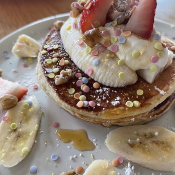 Outpost Kitchen - The best pancakes ever are served here! Not too sweet and very well balanced. We love outpost! - Breakfast & Brunch Near Me - Costa Mesa, California Outpost Kitchen - The best pancakes ever are served here! Not too sweet and very well balanced. We love outpost! - Breakfast & Brunch Near Me - Costa Mesa, California