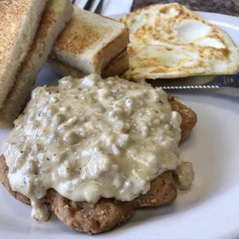 Sunrise Skillet - Country fried steak. Comes with 2 eggs, toast, potatoes,and outstanding homemade gravy. This is the new Belle of the Ball. - Breakfast & Brunch Near Me - Toledo, Ohio Sunrise Skillet - Country fried steak. Comes with 2 eggs, toast, potatoes,and outstanding homemade gravy. This is the new Belle of the Ball. - Breakfast & Brunch Near Me - Toledo, Ohio