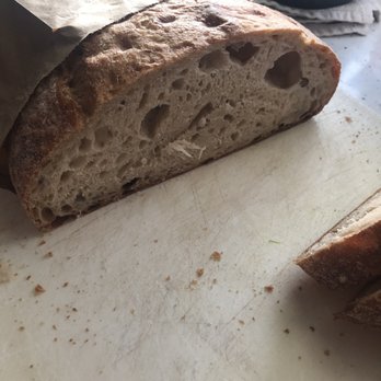 Bread & Roses Bakery - After it's toasted, it's super crisp and chewy.  So yummy! - Bakeries Near Me - Yachats, Oregon