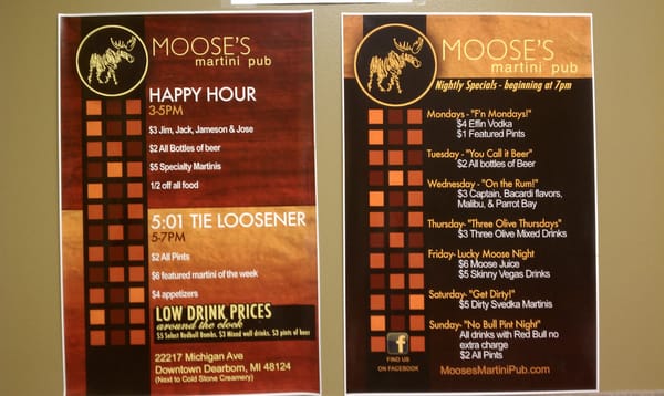 Moose's Martini Pub by null
