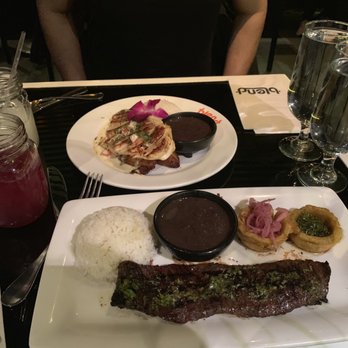 Blend Astoria - Skirt steak and chicken dish - Latin American Near Me - Astoria, New York