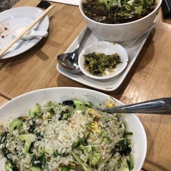 dan modern chinese - vegetable fried rice, oxtail beef noodle soup - Dim Sum Near Me - Pasadena, California dan modern chinese - vegetable fried rice, oxtail beef noodle soup - Dim Sum Near Me - Pasadena, California