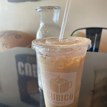Cubico Coffee - Cinna Bun Mac Nut Milk Coffee - Coffee & Tea Near Me - Davie, Florida Cubico Coffee - Cinna Bun Mac Nut Milk Coffee - Coffee & Tea Near Me - Davie, Florida