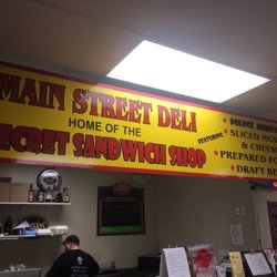 Main Street Liquors - The sandwich shop inside the store.