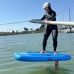 KiteTheBay - Getting trained on the balance of foiling!