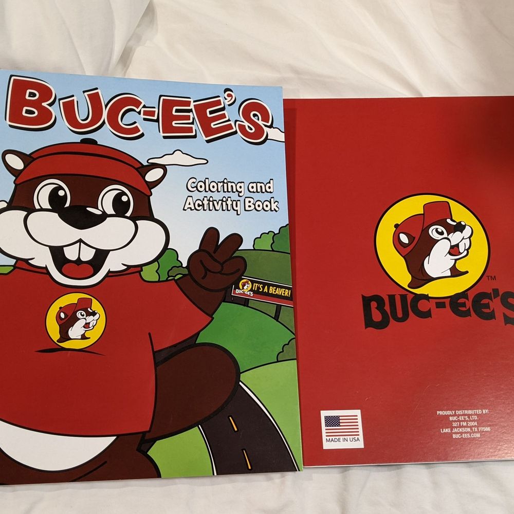 Buc-ee's - Buc-ee's coloring book, $3.98 each prior to tax - Gas Stations Near Me - Temple, Texas