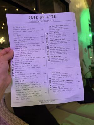 Menu photo 1 Sage on 47th Cape Coral, FL Menu photo 1 Sage on 47th Cape Coral, FL