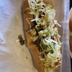Amici's Italian Bistro - Philly Cheesesteak hot sub with the works