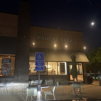 Panera Bread - the outside of a restaurant at night - Salad Near Me - Waxahachie, Texas Panera Bread - the outside of a restaurant at night - Salad Near Me - Waxahachie, Texas