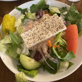 Olympic Cafe - Side Greek Salad - Mediterranean Near Me - San Diego, California