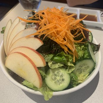 Anjin - 33. Red Lead Lettuce, Cucumber w/Dressing - $9.50 - Japanese Near Me - Costa Mesa, California