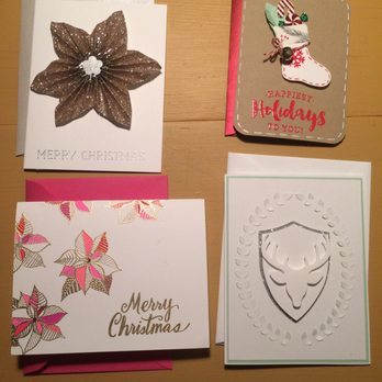 Paper Source - 2017 Christmas Card making class - Cards & Stationery Near Me - Glendale, Wisconsin
