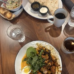 Earth Bowl, Quesadilla, Chicken Soup Earth Bowl, Quesadilla, Chicken Soup