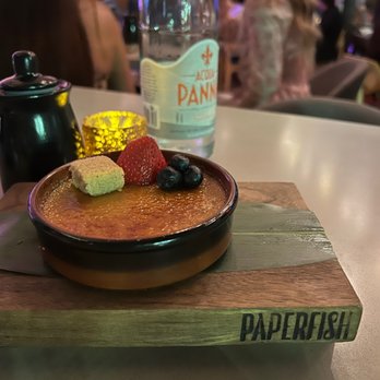 Paperfish Sushi - Thai Tea Creme Brule - Sushi Bars Near Me - Miami, Florida Paperfish Sushi - Thai Tea Creme Brule - Sushi Bars Near Me - Miami, Florida