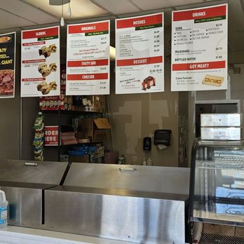 The Pastrami Shop - Order boards and kitchen area - Delis Near Me - Rocklin, California The Pastrami Shop - Order boards and kitchen area - Delis Near Me - Rocklin, California
