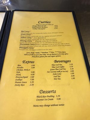 Menu photo 7 Rachawadee Thai Cafe Mount Vernon, WA