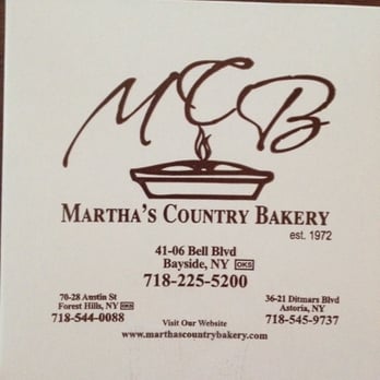 Martha's Country Bakery - Bakeries Near Me - Bayside, New York Martha's Country Bakery - Bakeries Near Me - Bayside, New York